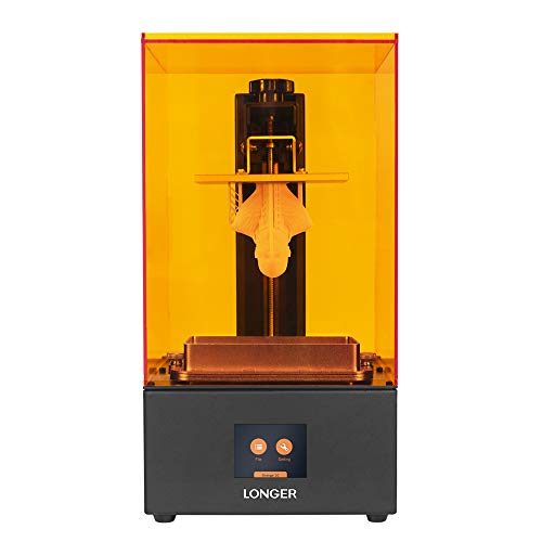 LONGER Orange 30 3D Drucker, Harz 3D Drucker mit Touchscreen, 2K-LCD-Bildschirm, Matrix-UV-LED, größeres Druckformat 12 cm (L) x 6,8 cm (B) x 17 cm (H)