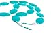 Chew-Choos - 'Pat-a-cake' Silicone Teething Beads Necklace - Modern Teether for Nursing Mums (Tropical Turquoise)