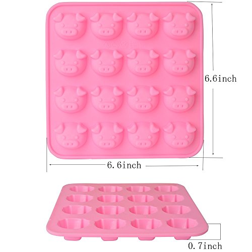 EVTECH(TM) Silikon Muffinform Muffin Form Muffinförmchen Farben Kuchen Cup Cake Pudding Gelee Mini-Cupcake Formenset Kuchenformen Cupcake Form Backform (16 Set) - 2