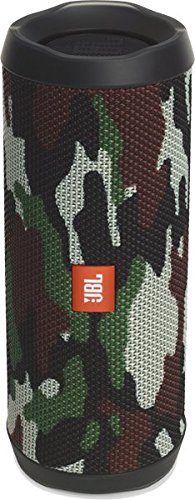 JBL FLIP 4 (Ein voll ausgestatteter, wasserdichter und mobiler Bluetooth-Lautsprecher mit Ã¼berraschend kraftvollem Sound) camo
