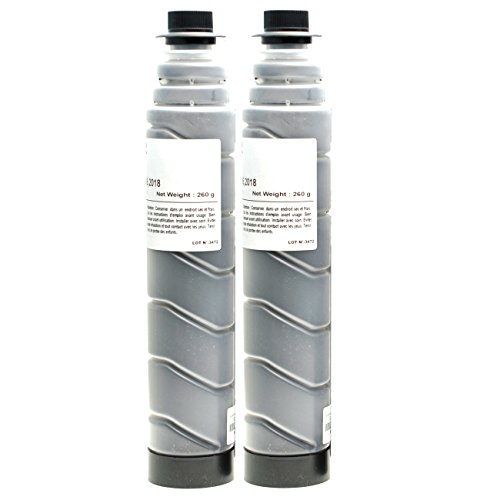 2 Toner für Ricoh Type 1230D Aficio 2015 2016 2018 D 2020 D MP1500 1600 L 2 SPF 1900 2000 LN 2 SPF - 885094 - Schwarz je 9000 Seiten