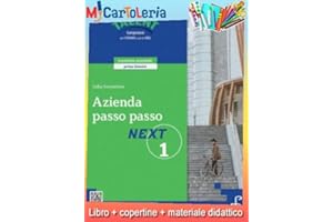 REBILLO AZIENDA PASSO PASSO NEXT 1 (9788861604315) + copertine + Il tuo libro scolastico copertinato con articoli di cartoleria per la scuola