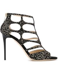 Jimmy Choo Mujer REN100UOP164 Negro Cuero Sandalias