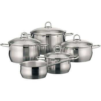 ELO 90516 Topfset Platin 5 - teilig: Amazon.de: Küche