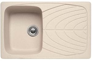 Elleci Master 300 Lavelli Compositi, Pietra, Avena, 79x50x21 cm