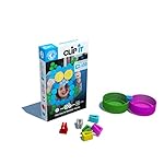CLIP IT - jeu d'assemblage créatif, éducatif et durable, 90% surcyclé ! Boite de 50 clips-thème Hiboux