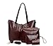 Produktbild Mode Retro Mutter Tasche 4 Stück Set Wild Big Bag Handtasche Schulter Messenger Bag
