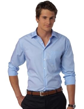 Seidensticker Herren Businesshemd Modern Langarm mit Kent-Kragen bügelfrei