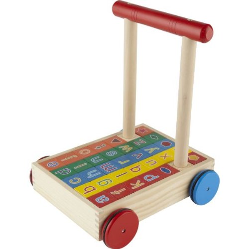 Chad Valley Wooden Alphabet Trolley