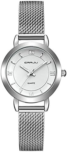 LONGQI WATCH Luxury Small Dial Mesh Belt Watch Quartz Ladies Wrist Watch with Waterproof Simple Casual Women Watches