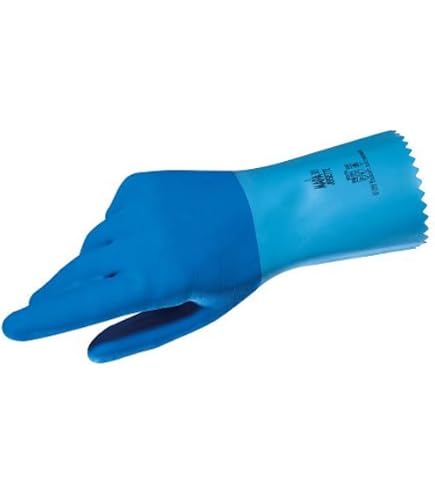 MAPA Professionnel STANSOLV-AK-22-381-GR-8 Schutzhandschuhe – 1 Paar, Extrem Flexibel Mit Baumwollfutter