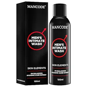 MAN CODE Intimate Wash For Men, Personal Intimate Hygiene, Prevents Itching - Irritation And Dryness Caused By Sweating - 100Ml