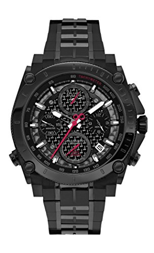 Bulova Herren-Armbanduhr Precisionist Chronograph Analog Quarz Edelstahl 98G257 Bulova Herren-Armbanduhr Precisionist Chronograph Analog Quarz Edelstahl 98G257