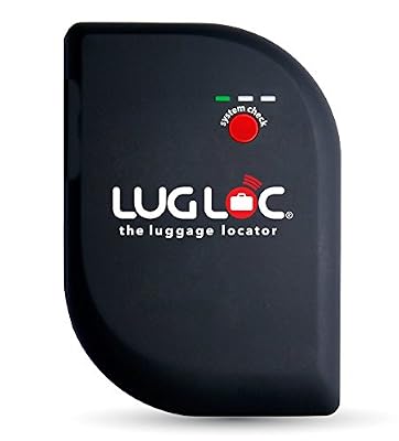 Lugloc Dispositif de traçage LugLoc - Le localisateur intelligent et international de bagages perdus pour iOS et Android, pour que vous sachiez toujours où sont vos bagages. Non seulement Bluetooth like Tile / TrackR. Batterie rechargeable de 15 jours