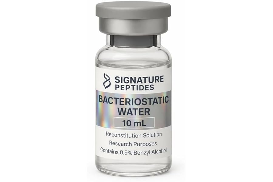 Bacteriostatic Water - 10 ml - Reconstitution Solution - Signature Peptides