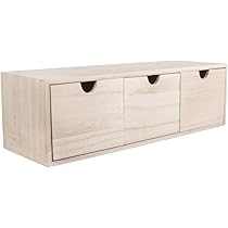 Cassettiera In Legno Con 25 Cassetti - 30x30x6 Cm, Colore Beige - Foto 11