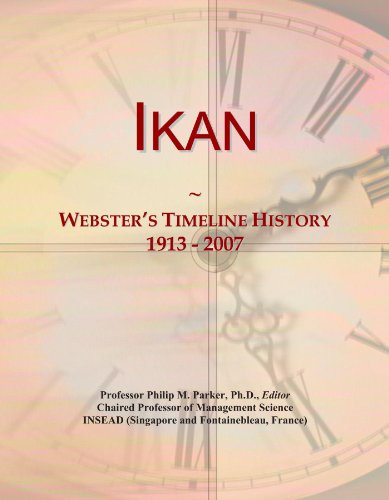 Ikan: Webster's Timeline History, 1913 - 2007