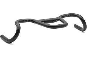 REDSHIFT Kitchen Sink Bike Drop Bar Handlebar for Road Bikes, Bicycle Gravel Handlebars, Aluminum, 31.8mm Clamp, 53cm Width, 20mm Rise, Cycling Gear Biking Accessories (With Loop)