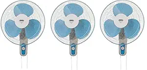 Usha Mist AIR ICY 400MM Wall Fan Blue Pack of 3