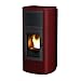 Produktbild Pelletofen MCZ Club 2.0 Air (10 kW) Keramik Bordeaux hinten