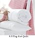Homefurnishing Baby Cot Bed Anti-Allergy Poly-cotton Duvet/Quilt Or Pillow, Toddler, Junior, Nursery, 4.5 Tog, 7.5 Tog, 9.0 Tog (4.5 Tog Quilt)