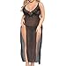 Produktbild 12shage Sexy Dessous,Frauen Dessous Babydoll Transparente Nachtwäsche Unterwäsche Spitzenkleid + String Sex Spielzeug Sexspielzeug Für Paare