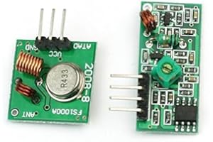 IHAOSPACE iHaosapce 5X 433MHz RF Wireless Transmitter and Receiver Module Kits For Arduino Raspberry Pi