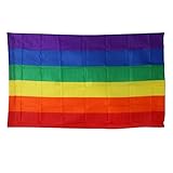 Bandera con los colores del arcoíris en apoyo a la comunidad LGBT, orgullo gay, una declaración de tu identificación.