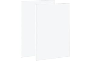 GSHUR Paquete de 2 láminas acrílicas transparentes A3, 42 x 29 cm, 3 mm de grosor, para decoración, exhibición y reemplazo de marcos de fotos