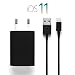 Produktbild iprotect Ladekabel + Netzteil Set für Apple iPhone 5 5s 5c SE, iPhone 6 6 Plus 6s 6s Plus, iPhone 7 7 Plus, iPhone 8 8 Plus, iPhone X XS XR, iPad in Schwarz