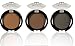 Eyebrow stencil and powder make up set eyebrows essential kit shaping and defining the eyebrows (Dark Brown)