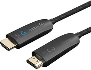 FIBBR HDMI 2.0 Cable 10m, Fiber Optic HDMI Cable Support 18Gbps 4K@60HZ 1080P, 4:4:4, HDCP 2.2, HDR 12bit
