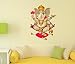 Decals Design Shree Ganesh PVC Vinyl Wall Decal (70 cm x 50 cm x 70 cm, Multicolour) RS.199.00
