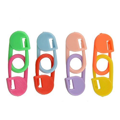 Miryo-100pcs marcadores de la puntada de pl stico para hacer punto del
ganchillo de bloqueo cierre de ganchillo herramientas para hacer punto
Multicolores