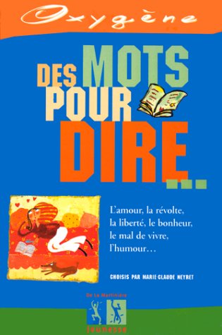 couverture de : Des mots pour le dire