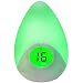 Egg Shape Room Thermometer Temperature Displayer LED Color Changing Night Light Lamp for Babies Kids Children Adults