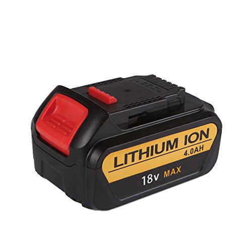 FLAGPOWER 4.0Ah 18V 20V Werkzeug Akku für DeWalt XR DCB184 DCB200 DCB182 DCB180 DCB181 DCB182 DCB201 18V Batterie Li-ion Accu (4.0Ah 2 Stück) - 3
