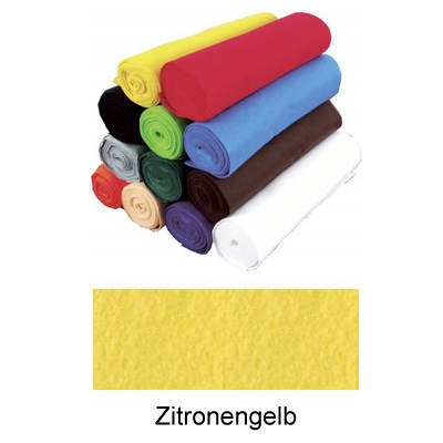Preisvergleich Produktbild Filzrolle 500x45 cm, Zitronengelb PREISHIT [Spielzeug]