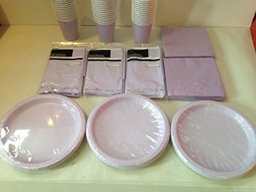 lavender Tableware Pack for 40 Guests