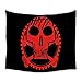 Produktbild BAOQIN 60 * 80 Inches Unique Design Wonderful Prints Black and Red Skull Wall Hanging Tapestry Halloween Theme Home Decor Wall Art Custom Throw Tapestries for Bedroom Living Room Dorm