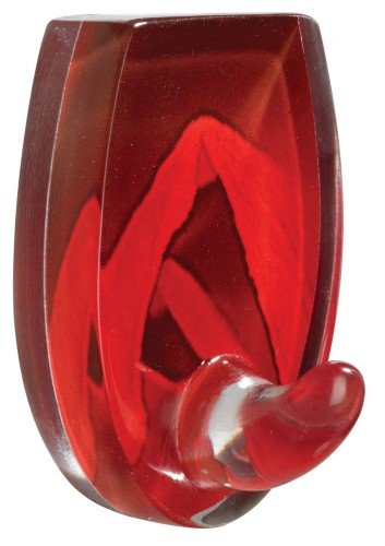 Preisvergleich Produktbild Sanwood 6501515 Haken Scarlet, Polyresin mit Rosenmotiv