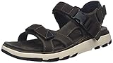  Clarks Un Trek Bar, Sandalias de Talón Abierto para Hombre, Verde (Olive Nubuck-), 41.5 EU