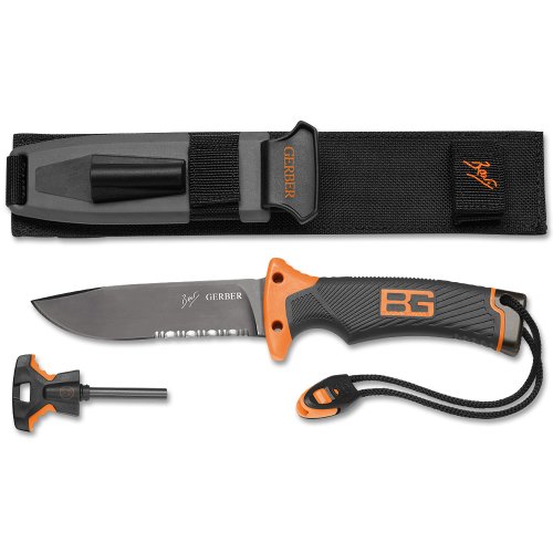 LiteXpress Gerber Set, Gerber Bear Grylls Messer Ultimate GE31-000751 und LiteXpress X-Tactical 105 LED-Taschenlampe bis zu 550 Lumen LXL448001B SET-KOMBI65 - 2
