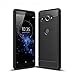 Produktbild Conie TPU Case kompatibel mit Sony Xperia XZ2 Compact, Backcover Hülle wasserabweisend Anti-Fingerprint Rutschfeste Oberfläche (Schwarz)