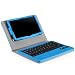 Produktbild MoKo Fire HD 6 Bluetooth Tastatur Hülle Keybord Case - PU Leder Schutzhülle mit abnehmbarer Wireless Bluetooth Tastatur QWERTY Layout für Kindle Fire HD 6 Zoll (4. Generation - 2014 Modell), Blau