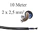 Produktbild Elektrokabel seewassertauglich 2 x 2,5 mm² - 10 Meter