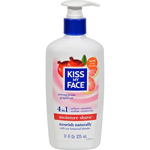 Kiss My Face 4-in-1 Pomegranate Grapefruit Moisture Shave (325ml) by Kiss My Face