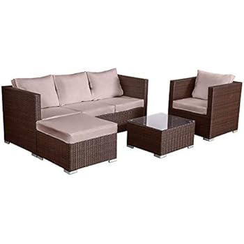 Au Jardin De Chloe Salon De Jardin En Resine Tressee Haut De