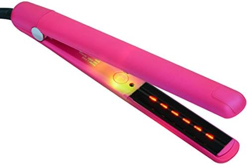 Professional Infrared Ionic Hair Straightener, Ceramic MCH Heating Hair Flat Iron with 100-240V Global Voltage-Protect Hair from Static and Frizz