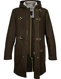 Musterbrand Diablo Abrigo Hombre Wanderer long, hooded Jacket Marrón